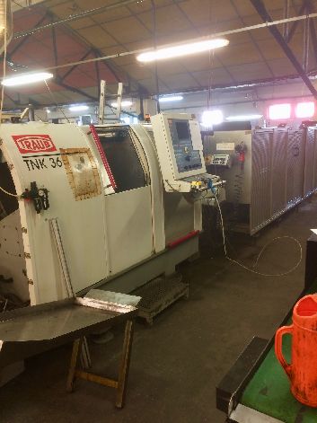 TRAUB TNK 36 CNC LATHE WITH SUBSPINDLE