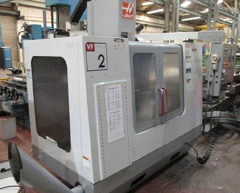 HAAS VF-2 CNC VERTICAL MACHINING CENTRE WITH 4TH AXIS