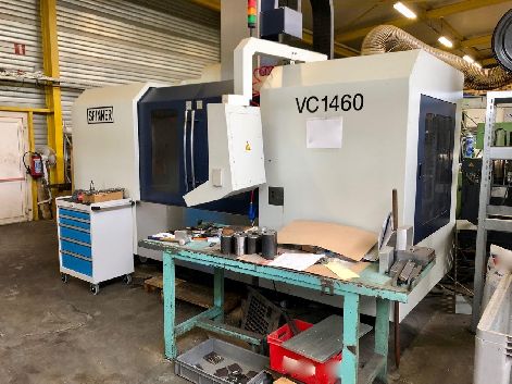 SPINNER WC1460S CNC VERTICAL MACHINING CENTRE WITH 4TH AXIS