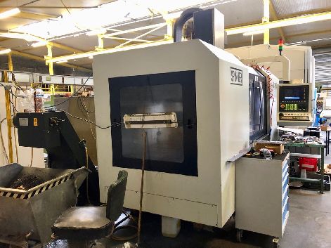 SPINNER WC1460S CNC VERTICAL MACHINING CENTRE WITH 4TH AXIS