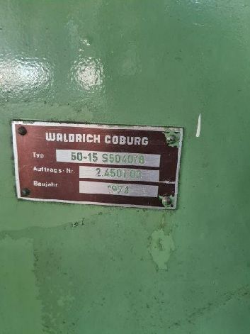 WALDRICH COBURG 50-15 S5040/8 SLIDEWAY GRINDER 5 (8M X 2.8M X 2M)