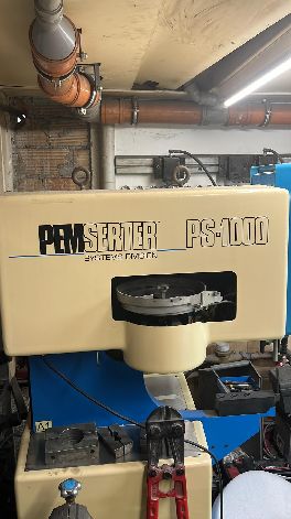 PEMSERTER PS-1000 8 TON VIBRATORY FEED HARDWARE INSERTION PRESS