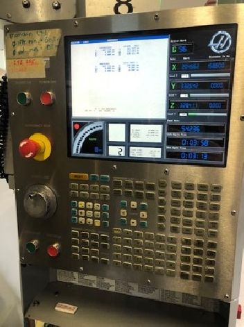 HAAS VF-4 CNC VERTICAL MACHINING CENTRE VF4 (WITH ONLY 4200 HRS AND 4TH AXIS)