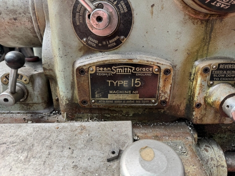 DEAN SMITH & GRACE TYPE 15 LATHE (15" X 36") DEAN SMITH & GRACE TYPE 15 LATHE (15" X 36")