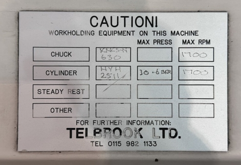 DOOSAN PUMA 700L CNC TURNING CENTRE
