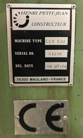 HENRI PETIT-JEAN ECO 500 OIL/SWARF SPINNER