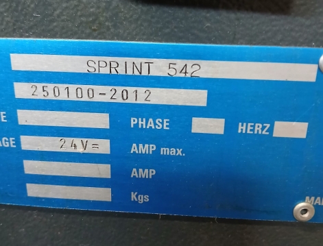 LNS SPRINT 542 AUTOMATIC MAGAZINE BAR LOADER (3M) LNS SPRINT 542 AUTOMATIC MAGAZINE BAR LOADER (3M)