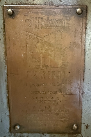 WICKMAN 1" X 6 SPINDLE AUTOMATIC LATHE