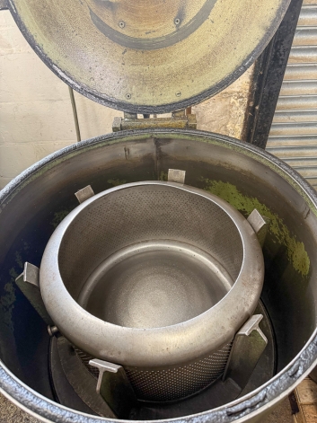 SWARF SPINNER - 400 MM DIAMETER X 300MM DEEP BASKET